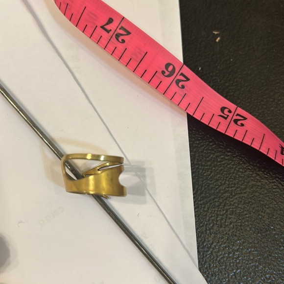 Betsy + Iya Elegant Gold-Tone Women's Ring - Picture 2 of 7